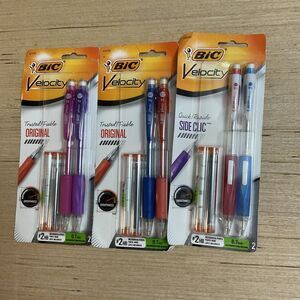 BiC Velocity Strong Lead Mechanical Pencil & Refills, 0.7 mm, #2, 2 Ct Brand New